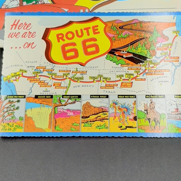 Vintage Lot of 12 Route 66 The Ozarks Post Cards Unused - Picture 2 of 14